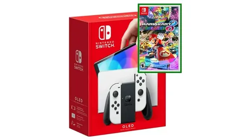 任天堂Switch OLED与马里奥赛车8豪华套装