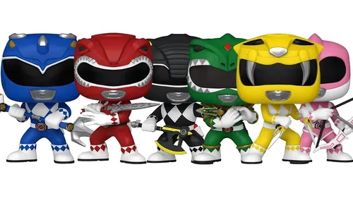 Power Rangers30周年纪念Funko收藏模型