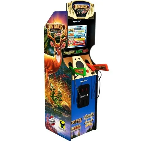 Arcade1Up Big Buck Hunter Pro Deluxe街机实物照片