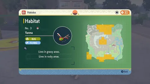 宝可梦 Scarlet和Violet的DLC青瓷之冠地图截图