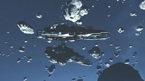 Starfield游戏截图，展示宇宙飞船