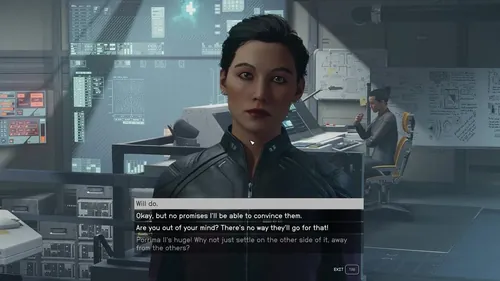 Starfield 游戏截图，展示任务场景