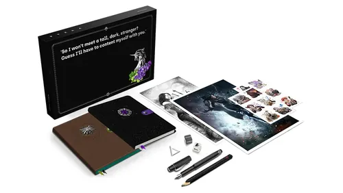 《巫师》系列限量版文具套装展示