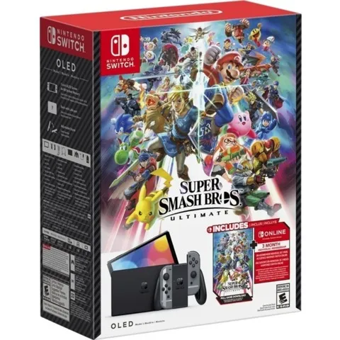 Nintendo Switch OLED超级粉碎兄弟限量版套装