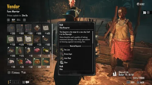 《骷髅与骨头》游戏中的船只示意图