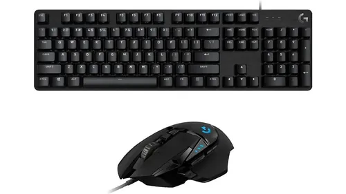 Logitech G502游戏鼠标与G413 SE机械键盘