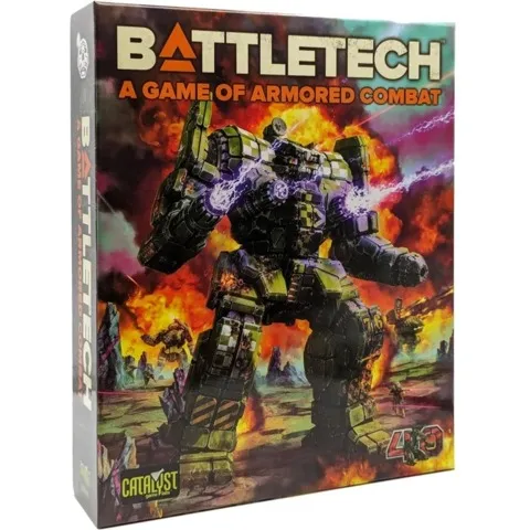 战术科幻桌游BattleTech的40周年纪念封面