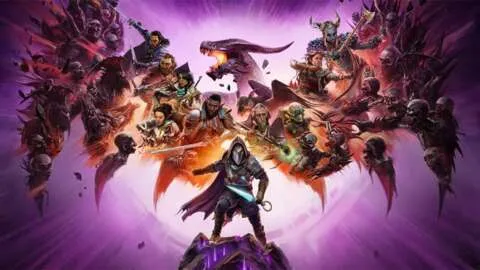 《Dragon Age：The Veilguard》宣传插图，展示游戏中的奇幻世界