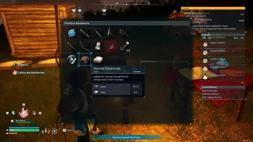 Palworld游戏中的滑翔机（降落伞）