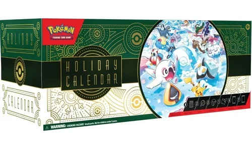 宝可梦卡牌2024假日日历包装