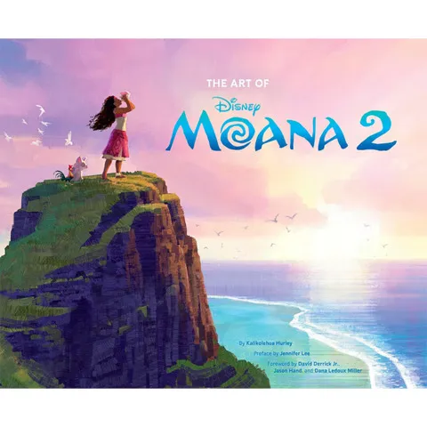 《莫阿娜2》官方艺术书封面图片