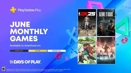 PlayStation Plus 2025年6月免费游戏合集