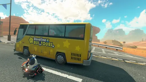 超级马里奥赛车世界自由漫游模式截图