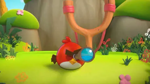 愤怒的小鸟弹跳游戏截图