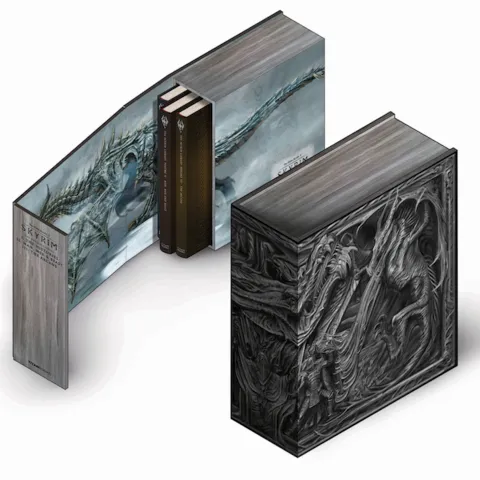 上古卷轴图书馆三卷套装，封面设计精美