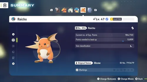 闪光宝可梦示意图