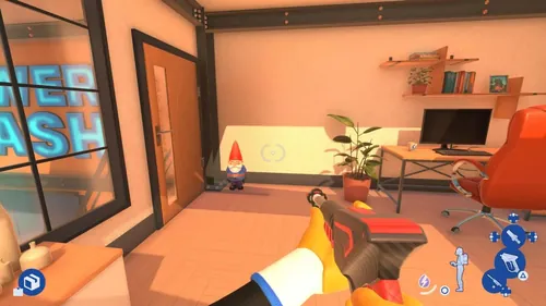 《强力洗涤模拟器2》游戏截图，展示主基地环境