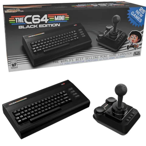 C64 Mini 黑色特别版外观图片