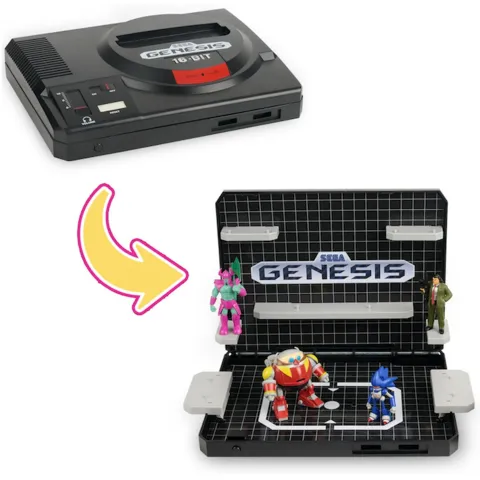 Sega Genesis 复古游戏场景模型