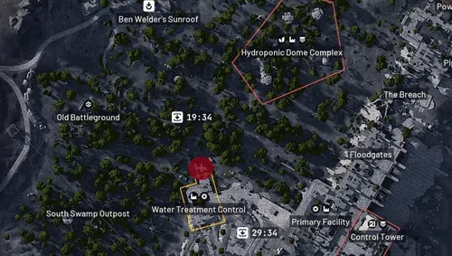 水处理中心示意图